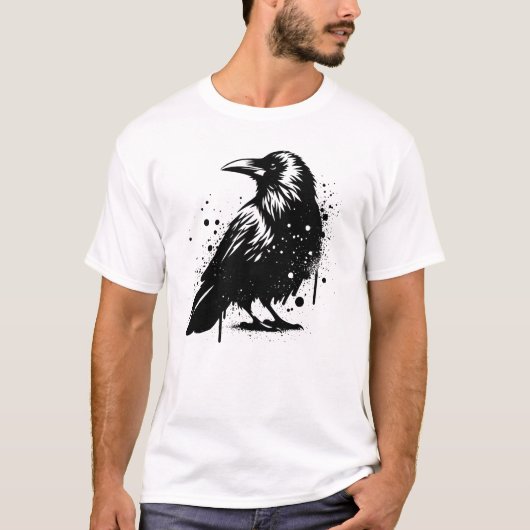 カラス Tシャツ (正面)