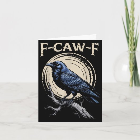 カラスF-craw-fハロウィーンバードフカフフゴシックSp カード (正面)