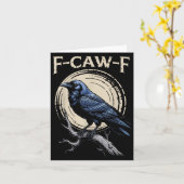 カラスF-craw-fハロウィーンバードフカフフゴシックSp カード (黄色い花)