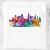 カラチパキスタン 長方形シール (バッグ)