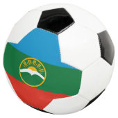 カラチャイ・チェルケシアの旗 サッカーボール (3/4)