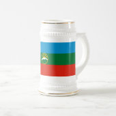 カラチャイ・チェルケス共和国旗 ビールジョッキ (正面右)