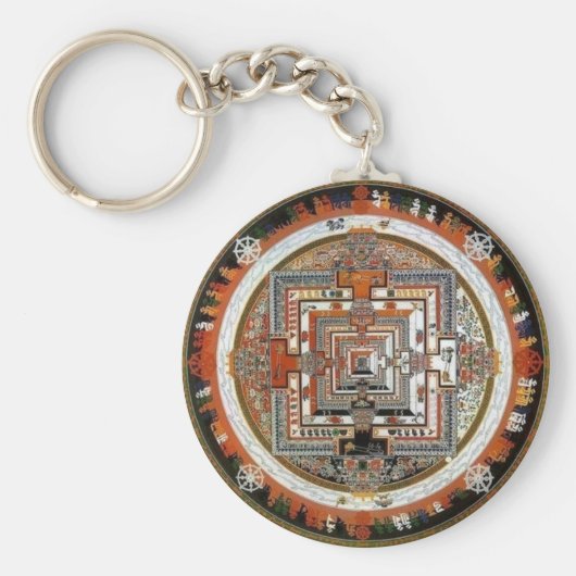 カラチャクラサンドマンダラ キーホルダー (正面)
