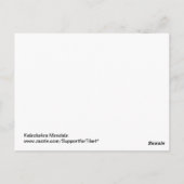 カラチャクラマンダラ ポストカード (裏面)