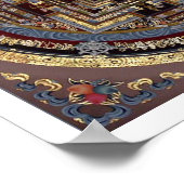 カラチャクラマンダラAポスター ポスター (角)