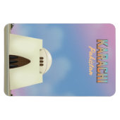 カラチ・パキスタン旅行ポスター マグネット (横)