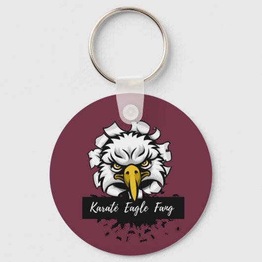 カラテイーグルファンTシャツセラミックオーナメントスローP キーホルダー (正面)