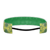 カラデスコープ – イエローグリーンデザイン アスレチックヘッドバンド (裏面)