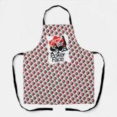 カラデトランプのポーカー/トランプのポーカー顔 エプロン (正面)