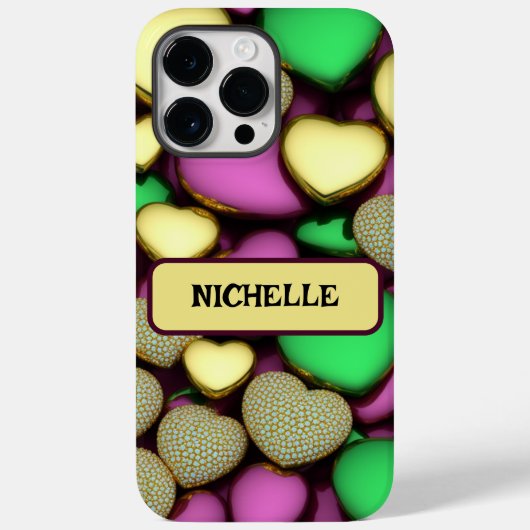 カラト金ゴールドハート Case-Mate iPhoneケース (裏面)