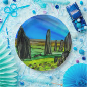 カラニッシュな立っている石 ペーパープレート (パーティー)