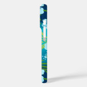 カラニ絞り染めブレンドトロピカルハイビスカス – ティール(緑がかった色)ケース Case-Mate iPhoneケース (裏面 / 左)