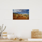 カラハリ砂漠の風景、ガラガディ越境2 ポスター (キッチン)