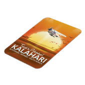 カラハリ砂漠アドベンチャー旅行ポスター マグネット (左側)