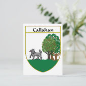 カラハンコート・オブ・アームズ/家紋 ポストカード (スタンド正面)