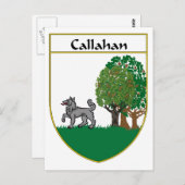 カラハンコート・オブ・アームズ/家紋 ポストカード (正面/裏面)