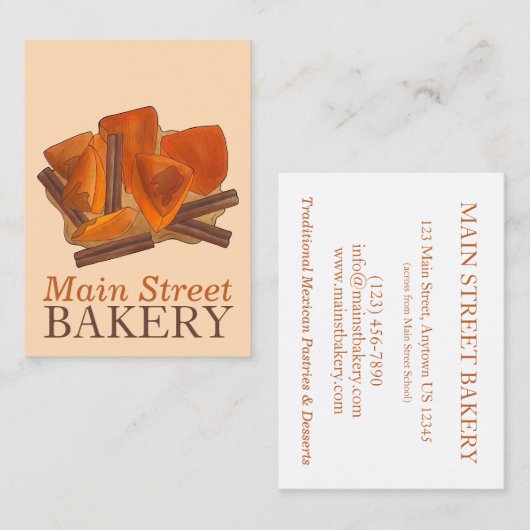 カラバザエンタカメキシコ料理シェフレストラン 名刺 (正面/裏面)