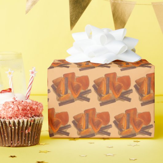 カラバザエンタカメキシコ砂糖漬けカボキンデザート ラッピングペーパー (誕生日パーティー)