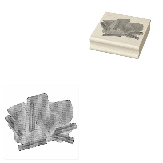 カラバザエンタカメキシコ砂糖漬けカボキンデザート ラバースタンプ (押印)