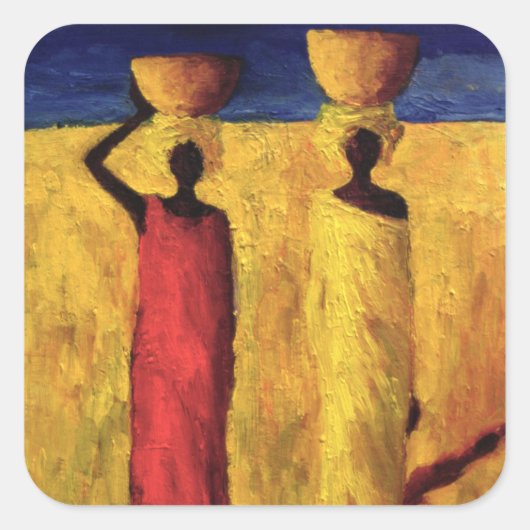 カラバッシュガールズ1991 スクエアシール (正面)