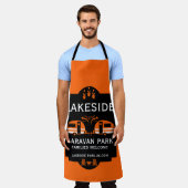 カラバンキャンプサイトプロモーション エプロン (着用した状態)