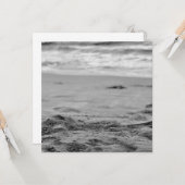 カラパキビーチカウアイフラットグリーティングカード空白の カード (正面/裏面インサイチュ)