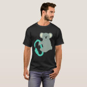 カラビナーコアラボルダリングコアラベア Tシャツ (正面フル)