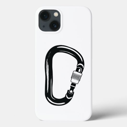 カラビナーマウンテン登山ボルダリングアウトドア Case-Mate iPhoneケース (裏面)