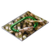 カラビナ及び登山ロープ手帳 ノートブック (左側)