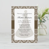 カラフェダマスクブライダルシャワー 招待状 (スタンド正面)