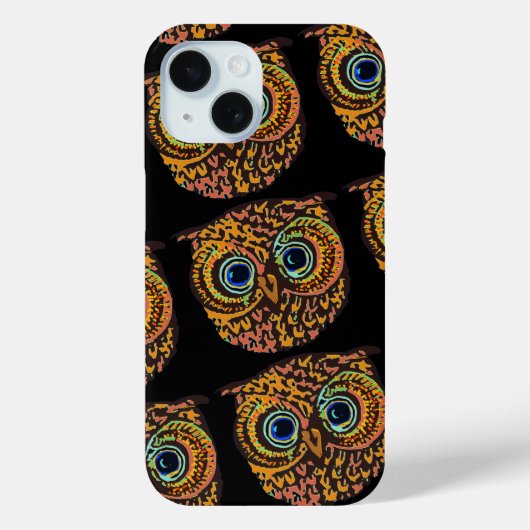 カラフクロウ Case-Mate iPhoneケース (裏面)
