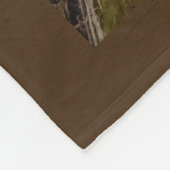 カラフトフクロウの写真肉食鳥 フリースブランケット (角)