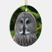 カラフトフクロウ セラミックオーナメント (右)