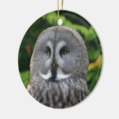 カラフトフクロウ セラミックオーナメント (左)