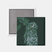 カラフトフクロウ マグネット (正面/裏面)