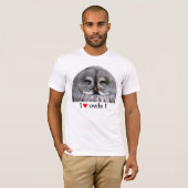 カラフトフクロウ Tシャツ (正面フル)