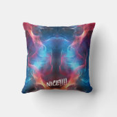 「カラフルいい!!!!」 化粧枕 クッション (裏面)