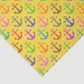 カラフルいかりパターンレトロ 薄葉紙 (詳細)