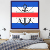 カラフルいかり キャンバスプリント (インサイチュ (寝室))