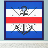 カラフルいかり キャンバスプリント (インサイチュ (ウッドフロア))