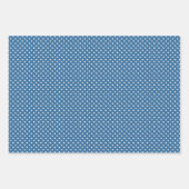 カラフルおもしろいおもしろい休日雪だるまパターン ラッピングペーパーシート (正面)