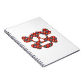 カラフルおもしろいスカル ノートブック (右側)