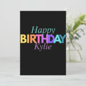 カラフルおもしろいハッピーバースデー シーズンカード (スタンド正面)