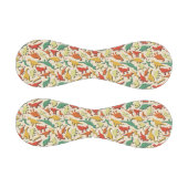 カラフルおもしろいパターンdino漫画恐竜 野球ボール (パネル)