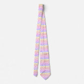 カラフルおもしろいモダン抽象芸術 ネクタイ (裏面)