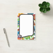 カラフルおもしろいモダン漫画本の音声バブル ポストイット (オフィス)