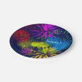 カラフルおもしろいユニーク ペーパープレート (アングル)