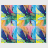 カラフルおもしろい包装紙 ラッピングペーパー (フラット)