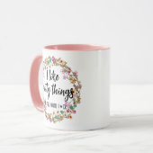 カラフルおもしろい最高のお母さん マグカップ (正面左)