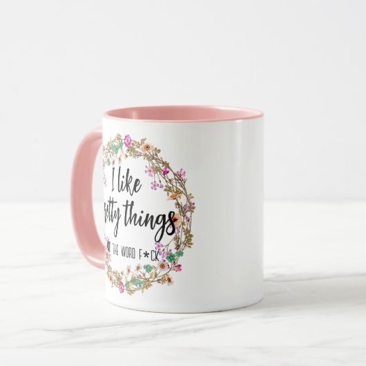 カラフルおもしろい最高のお母さん マグカップ (正面左)